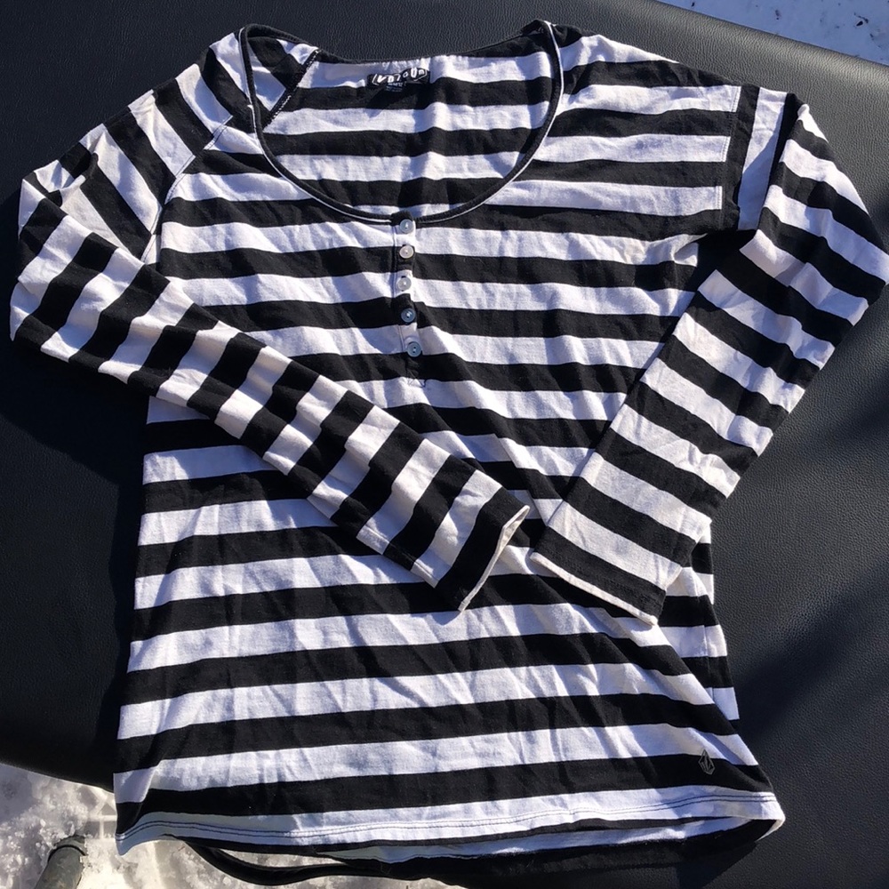 Volcom striped long sleeve
